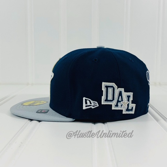 Dallas Cowboys New Era 59Fifty SuperBowl XXX Letterman Fitted Hat Cap Size 7 3/8 - Picture 3 of 7